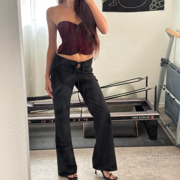 Black Boot Cut Pants - Picture 10 of 10